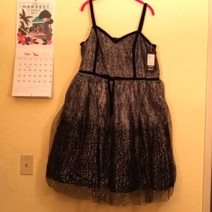 New Modcloth fit and flare dress size uk26 collectif collection